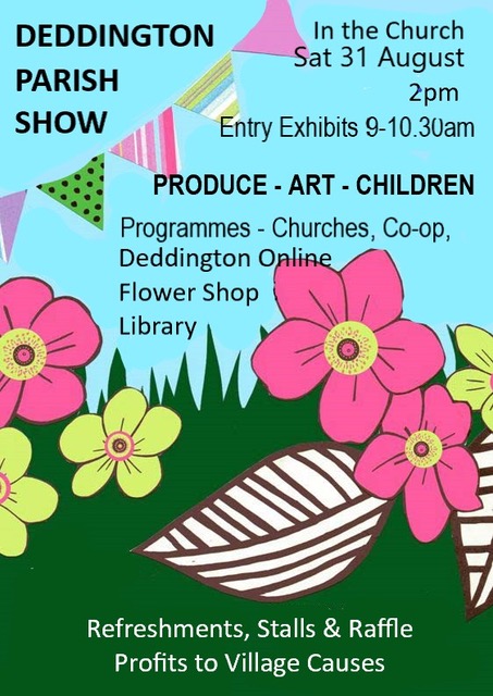 Deddington Parish Show poster