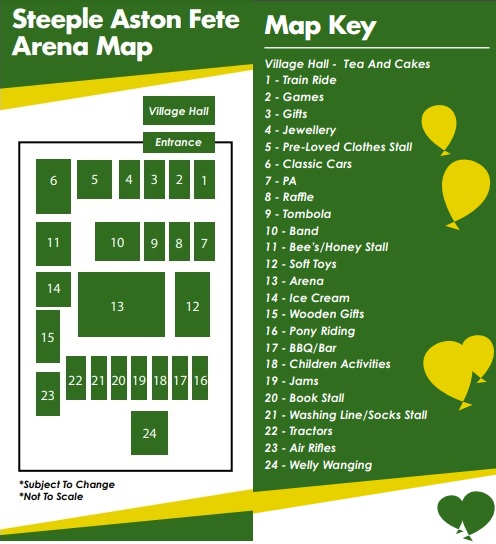 Arena Map & key